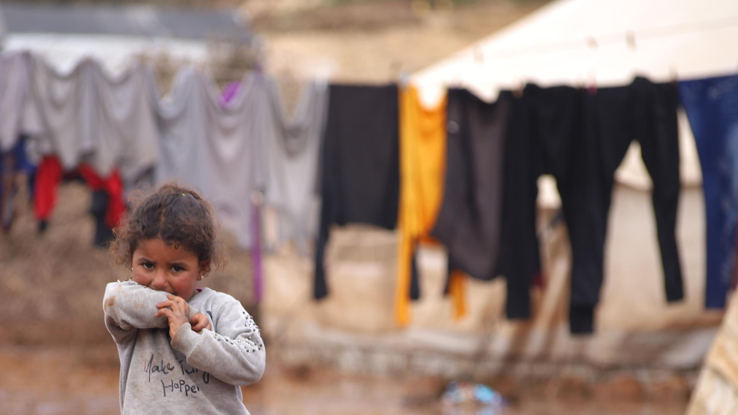 Bambina in Siria