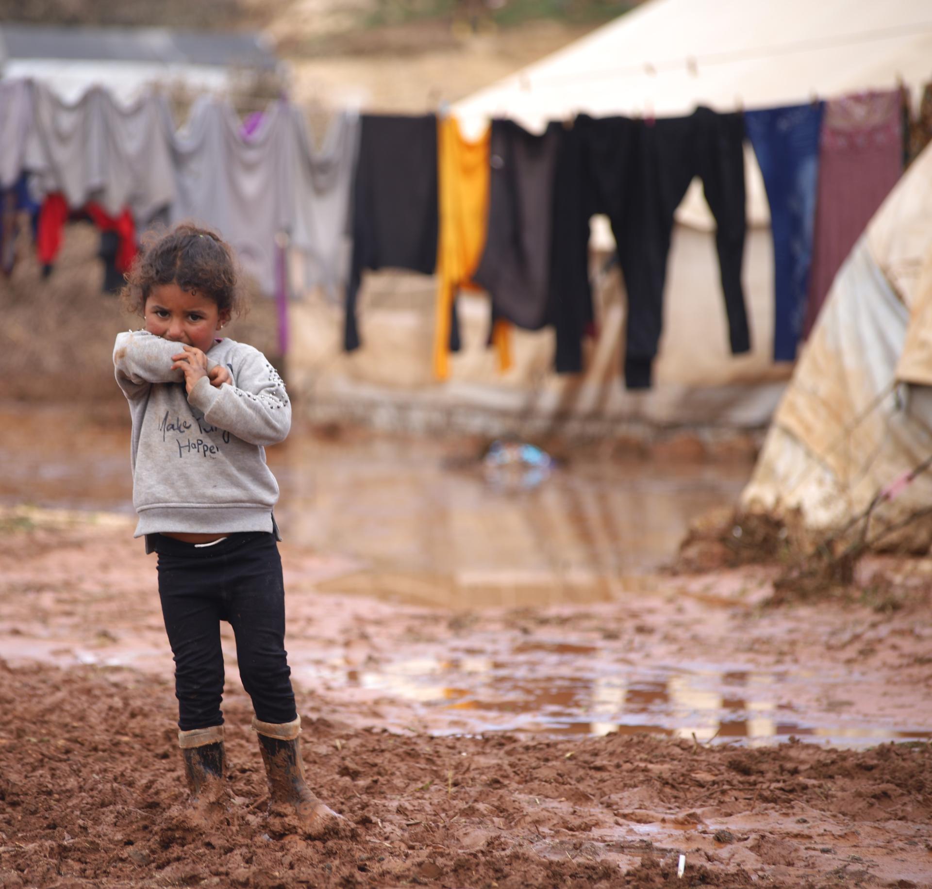 Bambina in Siria